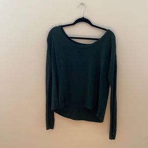 american eagle green sweater